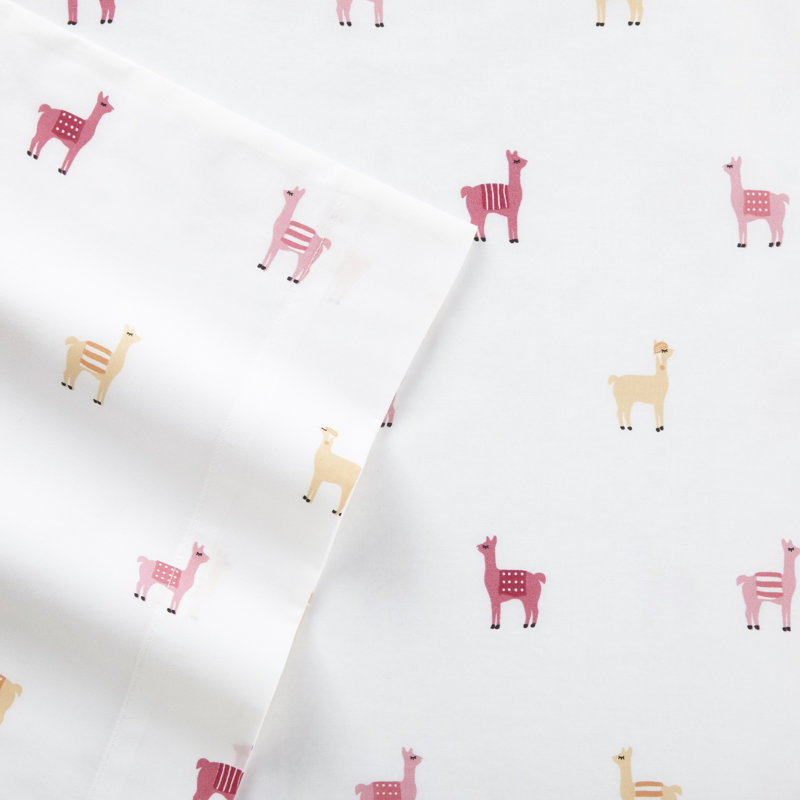 Ebern Designs Tulani 100 Cotton Percale Sheet Set & Reviews Wayfair